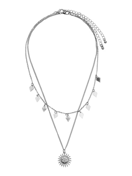 Only 2 Pack Sunray Necklace In Gold or Silver