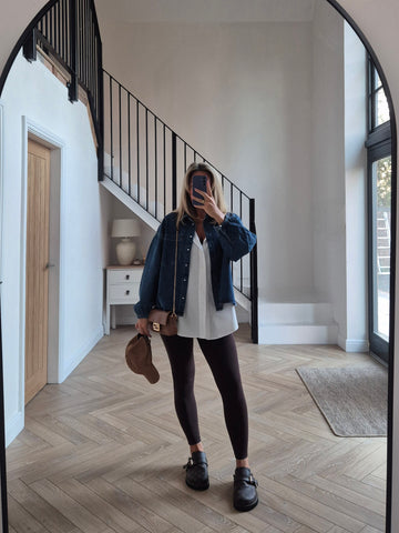 VM Long Sleeve Oversized Denim Shirt