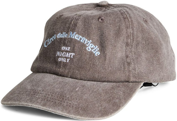 Pieces Washed Brown Embroidered Baseball Cap