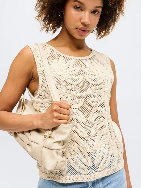 Vila Sleeveless Crochet Top