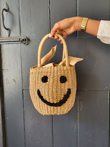 Only Wilson Happy Straw Top Handle Buckle Bag