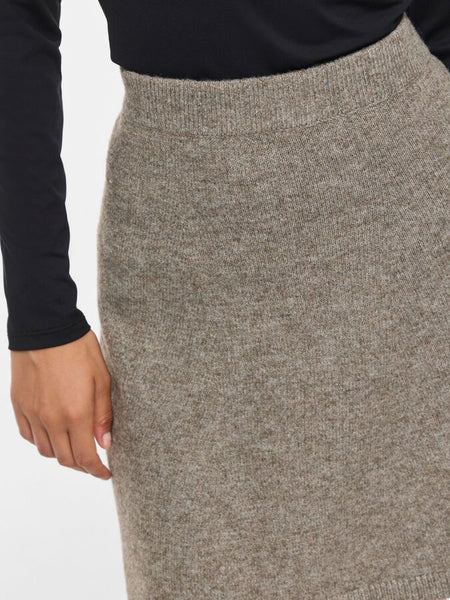 Vila High Waist Knitted Skirt - Part of a Co-ord Set