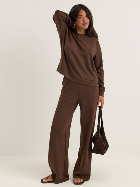 Pieces Soft Lightweight Sweatshirt & Wide Leg Jogger Co-ord Set - Items Sold Separately
