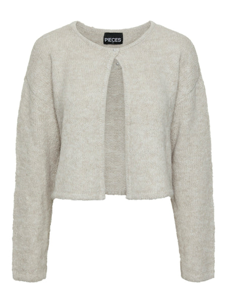 Pieces Open Front Knit Cardigan & Matching Knit Vest Set