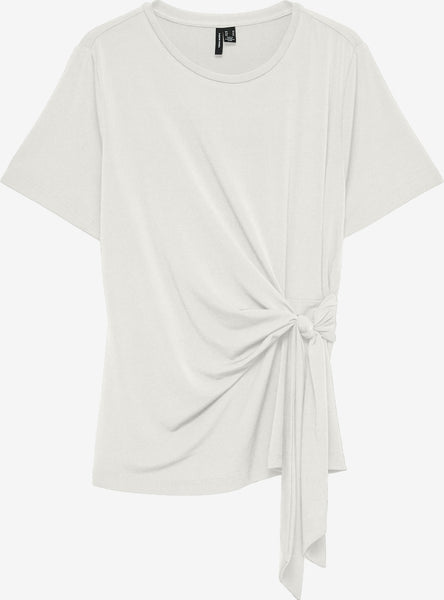 VM Short Sleeve Tie Detail Top