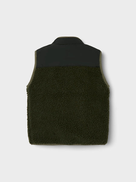 Boys Khaki Teddy Body Warmer