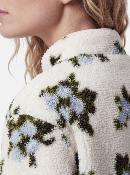 Pieces Autumn Floral Teddy Jacket