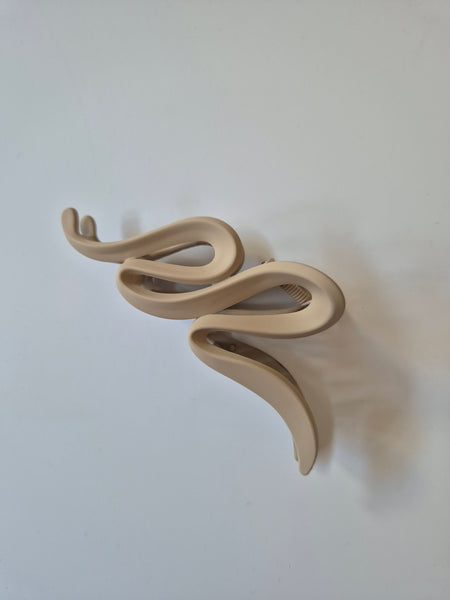 Large Scroll Hair Claw In Multiple Colours
