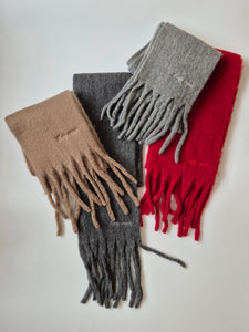 Pieces Keep Warm Long Knit Scarf - Available in 4 Colourways