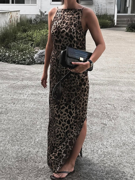 Only Leopard Print Sleeveless Maxi Dress New Mode Boutique Only Leopard Print Sleeveless Maxi Dress New Mode Boutique
