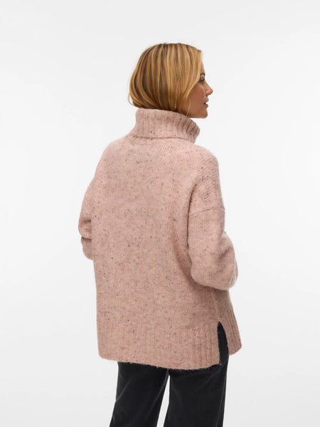 VM Rollneck Split Hem Knit Jumper