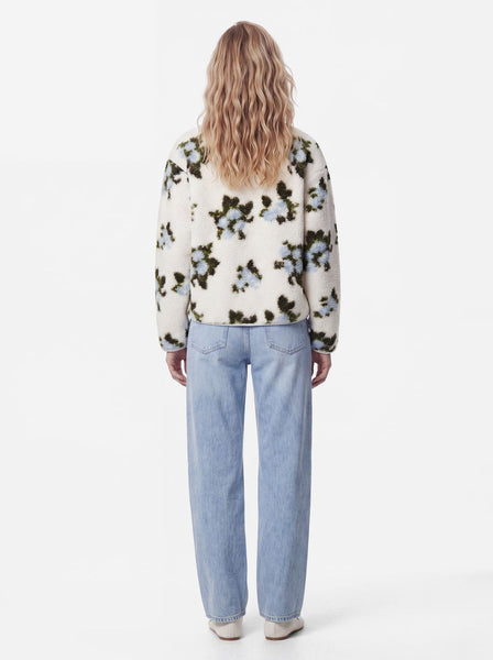 Pieces Autumn Floral Teddy Jacket