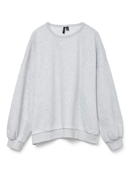 VM 'More Espresso' Oversized Grey Sweatshirt