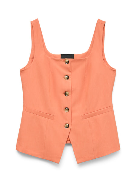 VM Sleeveless Square Neck Waistcoat