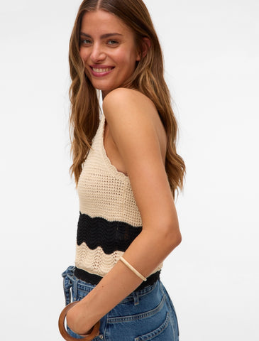 VM Crochet Halterneck Top