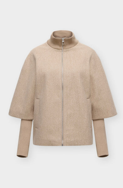 JDY Funnel Neck Zip Front Jacket