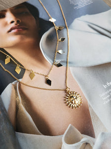 Only 2 Pack Sunray Necklace In Gold or Silver
