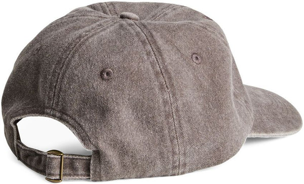 Pieces Washed Brown Embroidered Baseball Cap