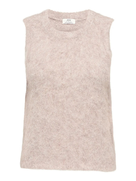 JDY Fluffy Round Neck Sleeveless Tank Top