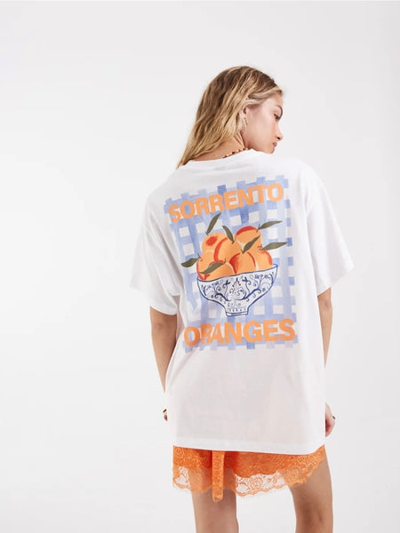 VM Sorrento Oranges Oversized Graphic Tshirt