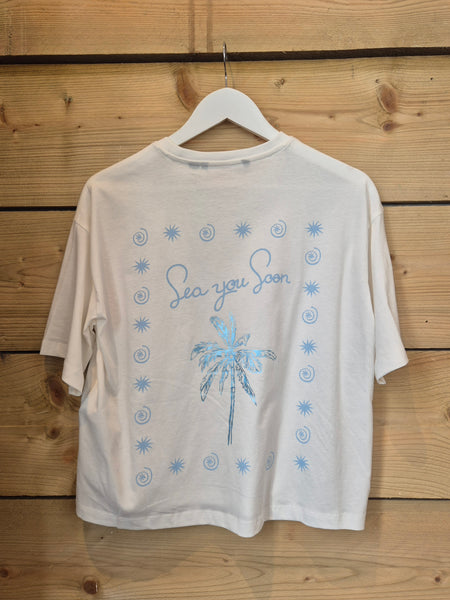 VM Short Sleeve Boxy Oversized "See you soon" Tshirt