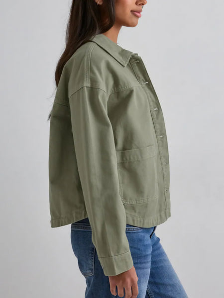 JDY Denim Jacket In Khaki