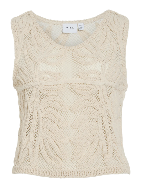 Vila Sleeveless Crochet Top