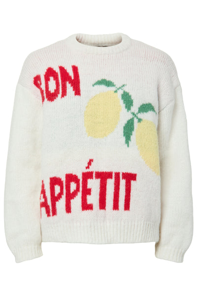 Pieces Bon Appetite Chunky Knit Jumper