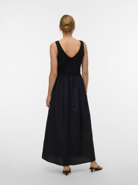 VM Vneck Maxi Dress In Black