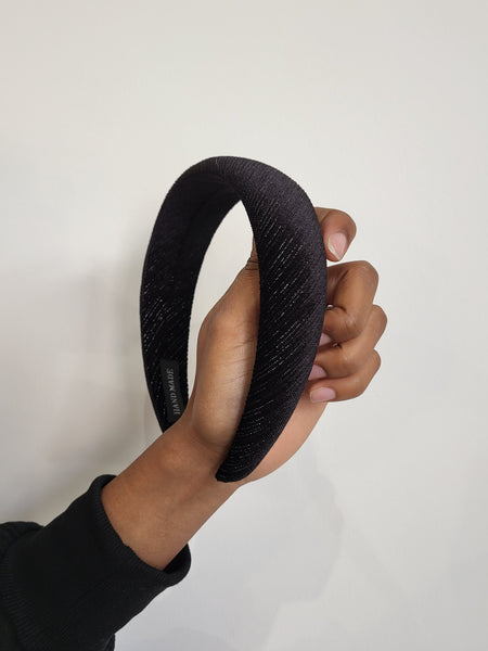 ICHI Black Padded Hairband