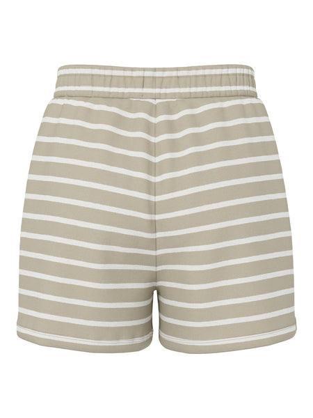 Pieces Beige Stripe Jersey T-shirt & Short Co-ord Set - Items Sold Separately