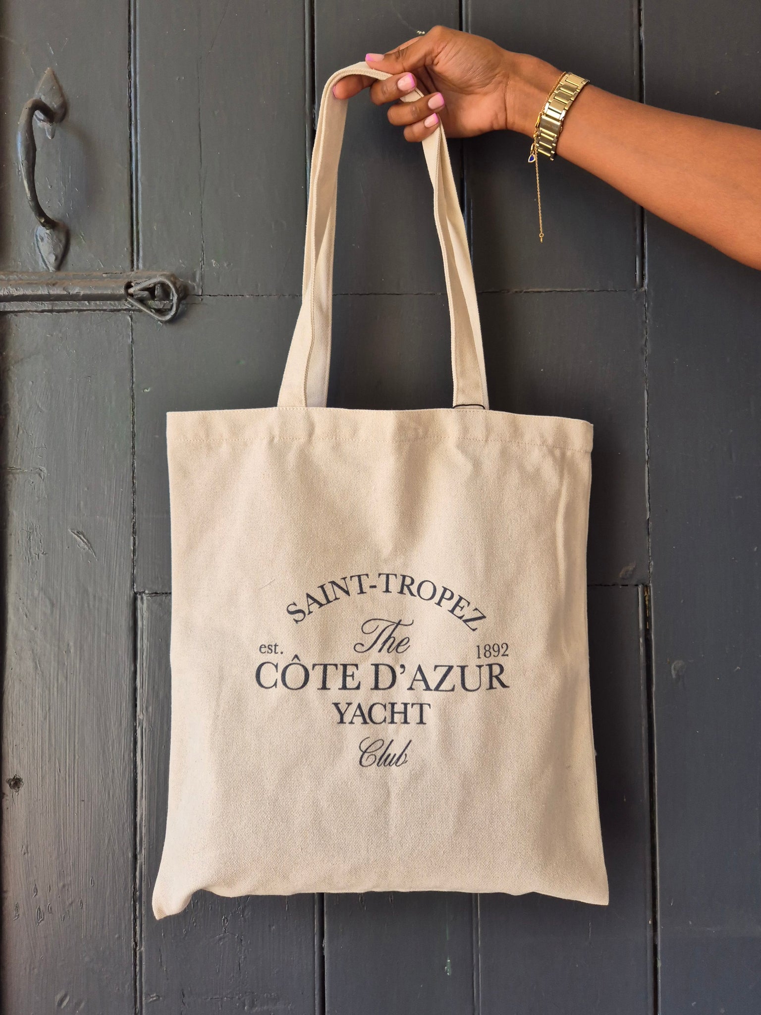 Pieces Canvas Saint Tropez Yacht Club Shoulder Bag