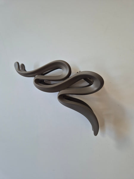 Large Scroll Hair Claw In Multiple Colours