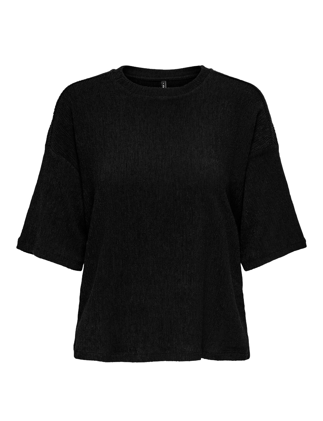 Only Plisse Wide Leg Trousers & Tshirt Co-ord Set In Black - Items Sold Separately