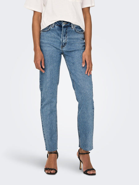 Only Emily High Waisted Straight Leg Jeans