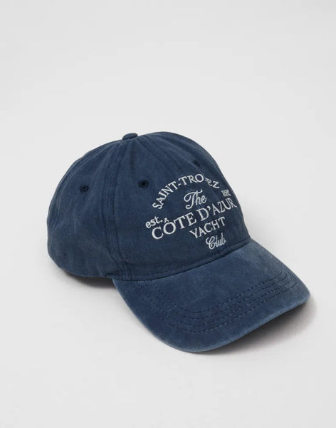 Pieces Washed Blue Saint Tropez Yacht Club Baseball Cap