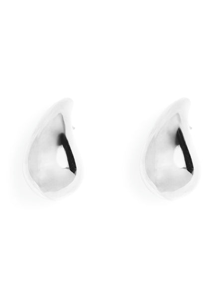 Pieces Oversized Droplet Stud Earrings In Gold or Silver