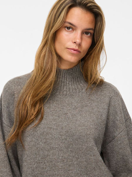 Vila High Neck Knitted Jumper - Part of a Co-ord Set