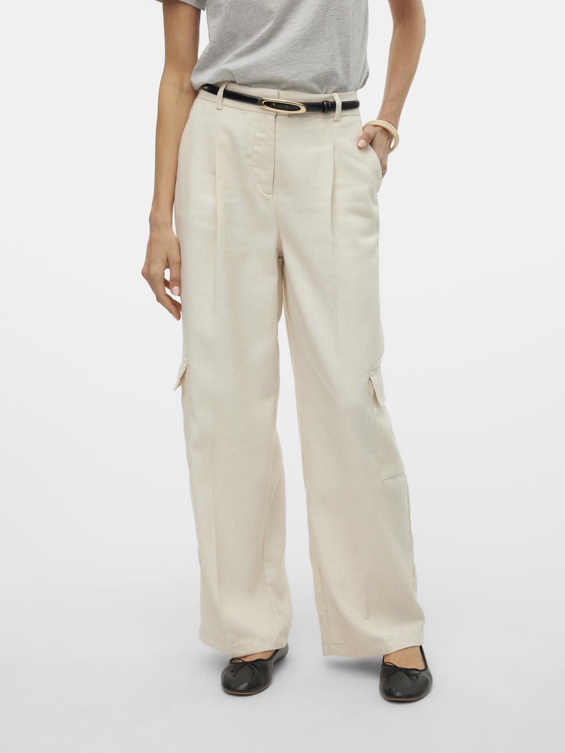 VM Linen Cargo Trousers