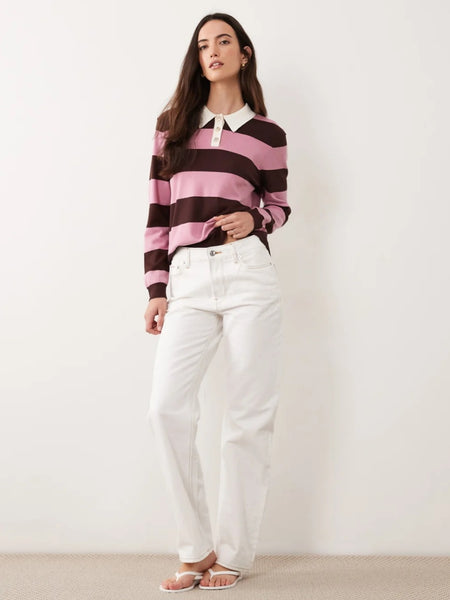 JDY Long Sleeve Polo Knit Available In 2 Colourways