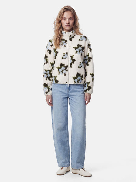 Pieces Autumn Floral Teddy Jacket