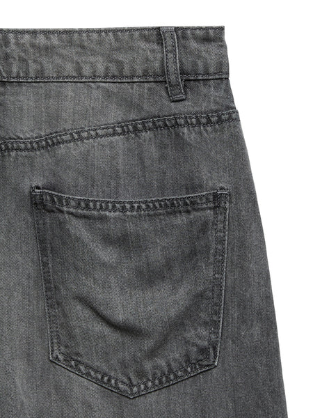 Aware High Waist Wide Leg Jeans In Grey - Part of a Co-ord Set
