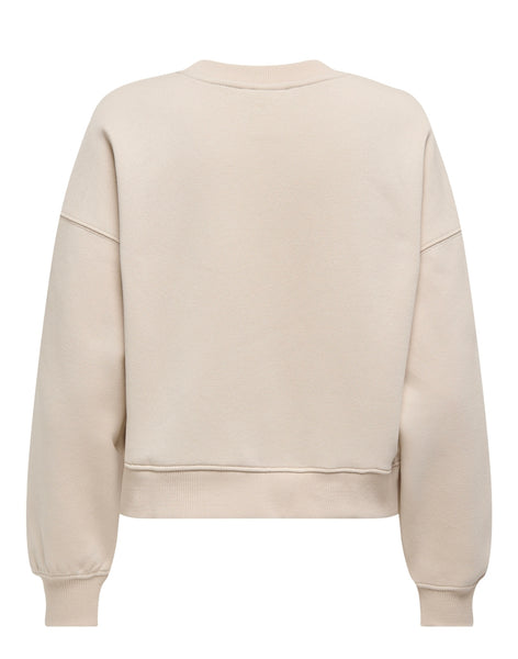 Only Sweat Lab Wide Leg Joggers & Sweatshirt Set In Pumice Stone - Items Sold Separately