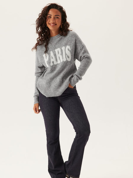 Only Paris Knit Jumper In Grey