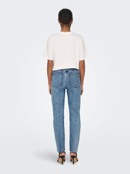 Only Emily High Waisted Straight Leg Jeans