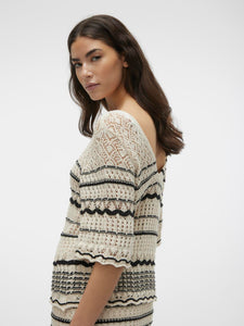 VM Crochet 2-Way Wear Knitted Top