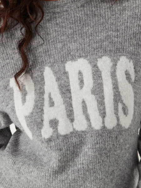 Only Paris Knit Jumper In Grey