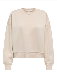 Only Sweat Lab Wide Leg Joggers & Sweatshirt Set In Pumice Stone - Items Sold Separately