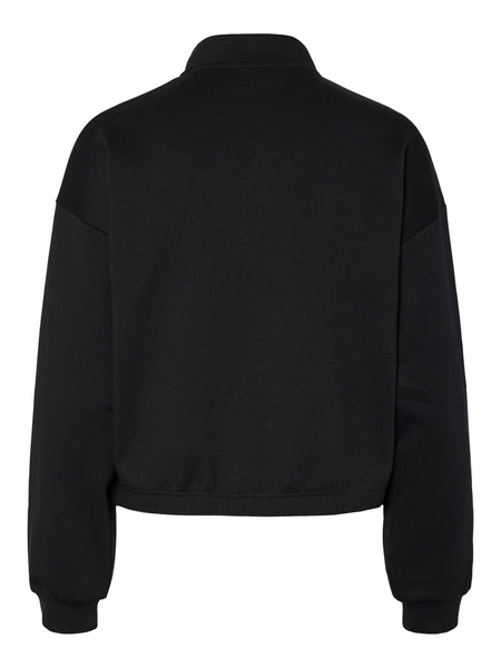 Pieces Relaxed Bomber & Jogger Co-ord in Black