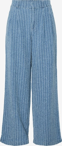 Pieces Textured Denim Diamante Button Top & Wide Leg Jeans - Items Sold Separately